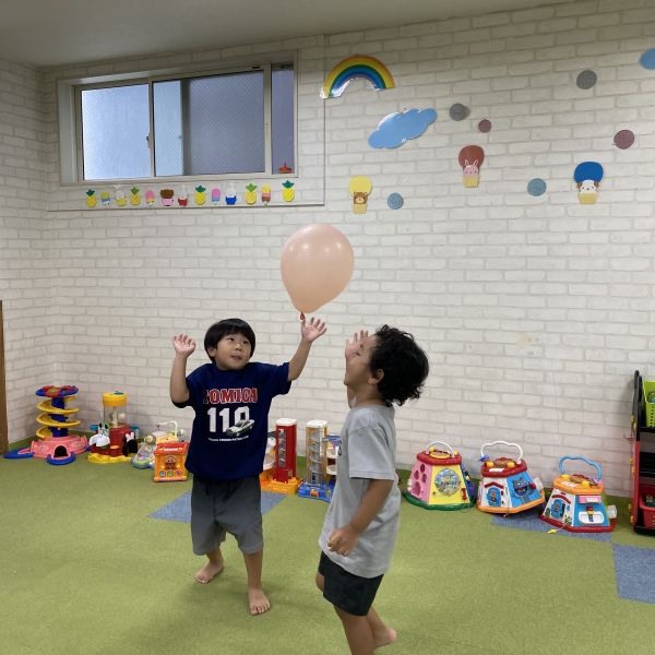 風船遊び🎈タッチ✋💓