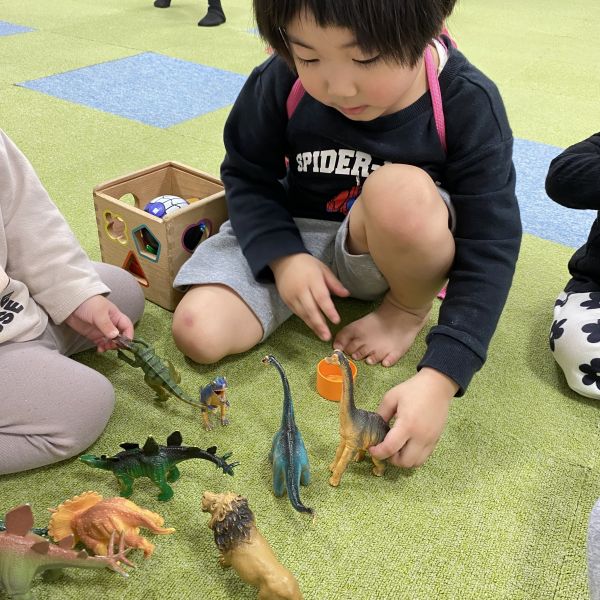 かっこいい恐竜ランド作ってるよ〜🦖⸒⸒