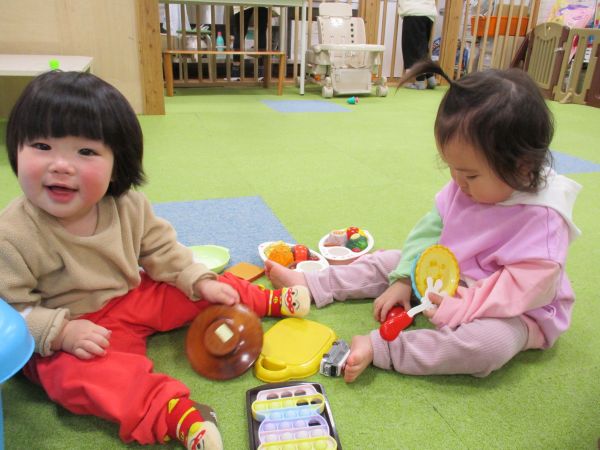 お弁当🍱並べて🎵おままごと~🥄😄