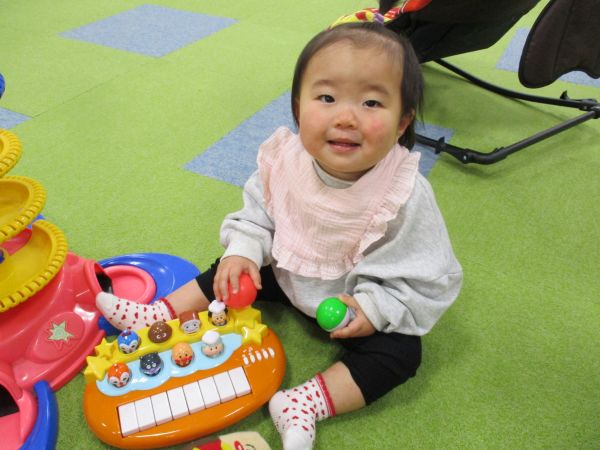 音楽が流れて、たのしい~🎵いいお顔😄💖