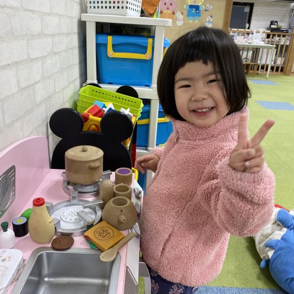 何を作ってくれるのかな💕いい笑顔😆