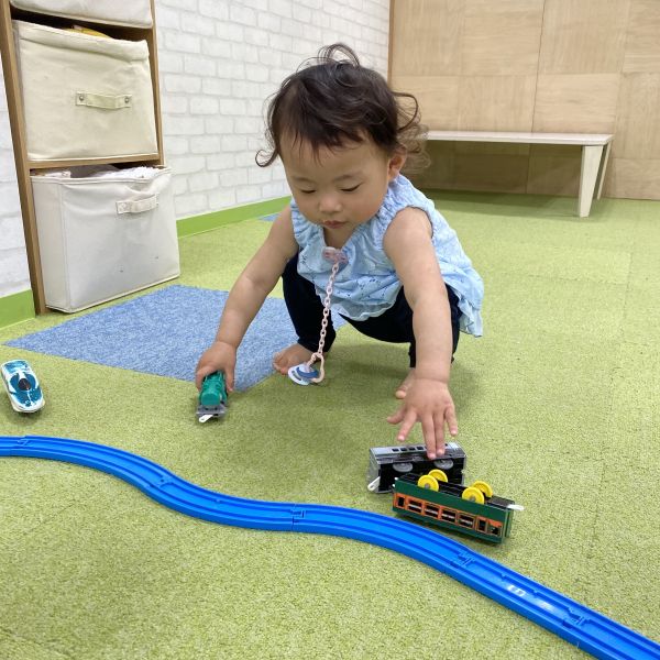 電車をつなげて✨ガタンゴト~ン🚃