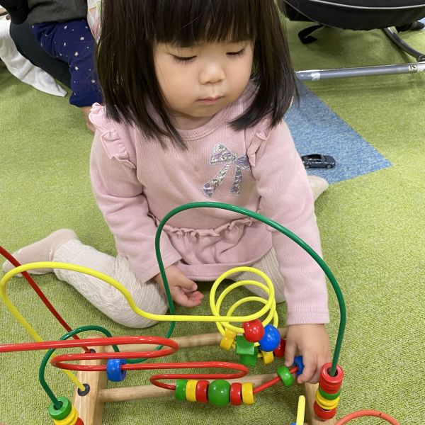 ビーズコースターで遊んだよ😃