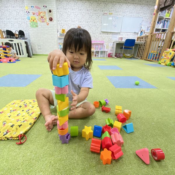 上手に積めたね✨