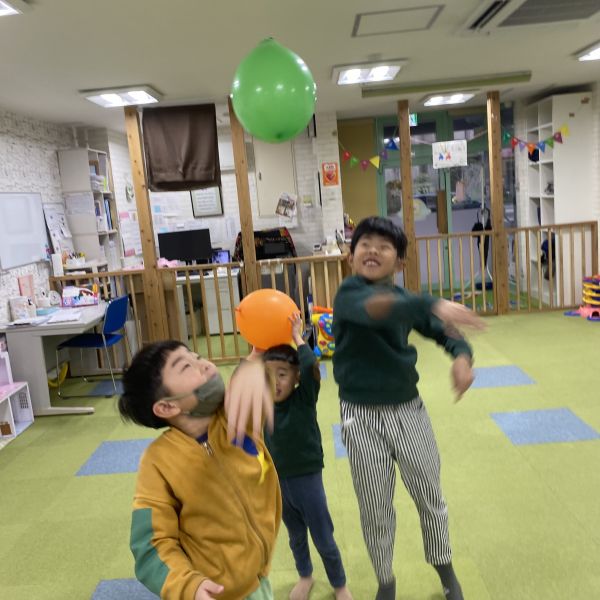 元気いっぱい風船遊び🎈