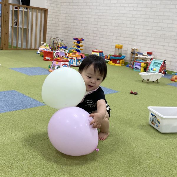 風船まてまて~🎈