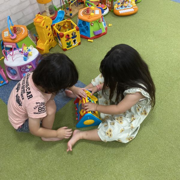 一緒に仲良く遊んでいるよ🥰