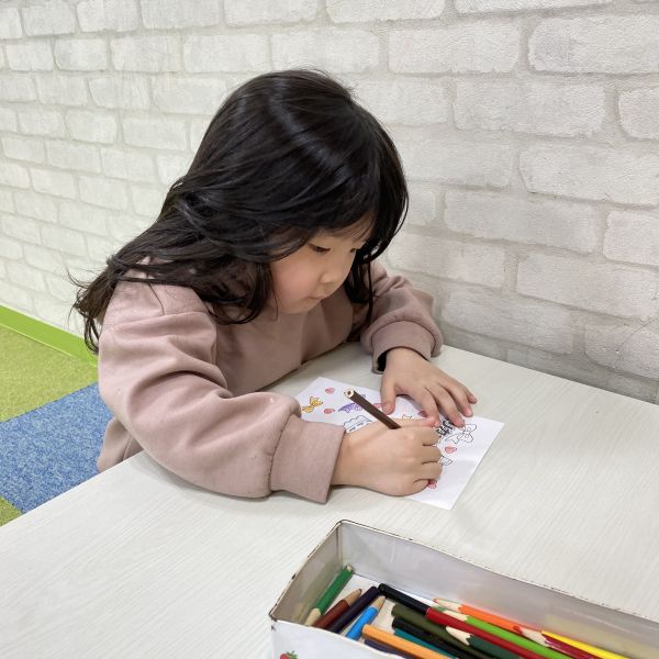 ぬり絵タイム✍