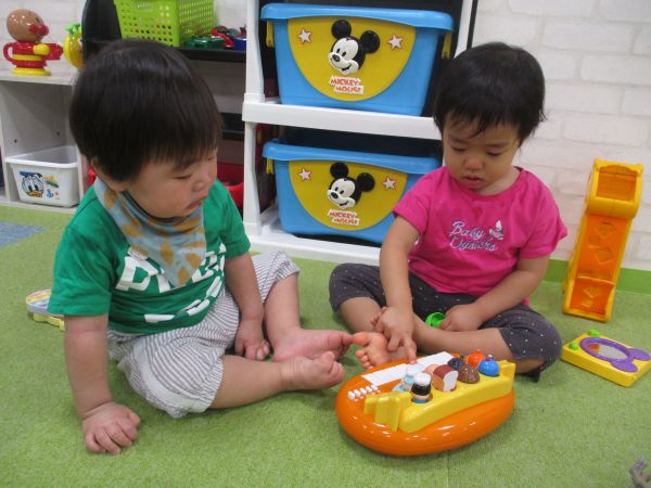 一緒にアンパンマンメロディだよ🎶