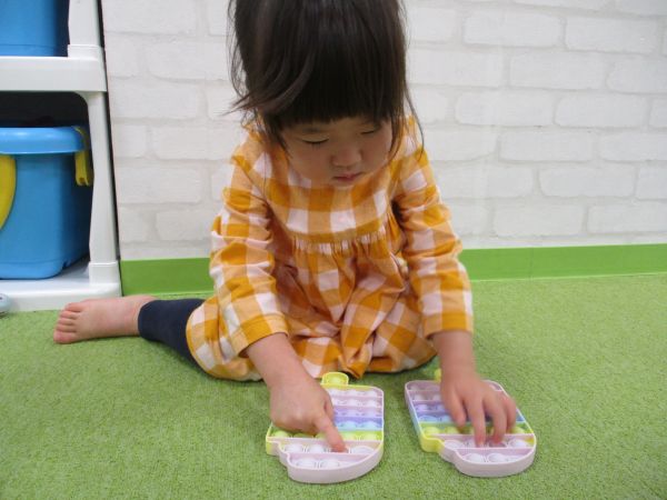 プッシュポップに夢中👀